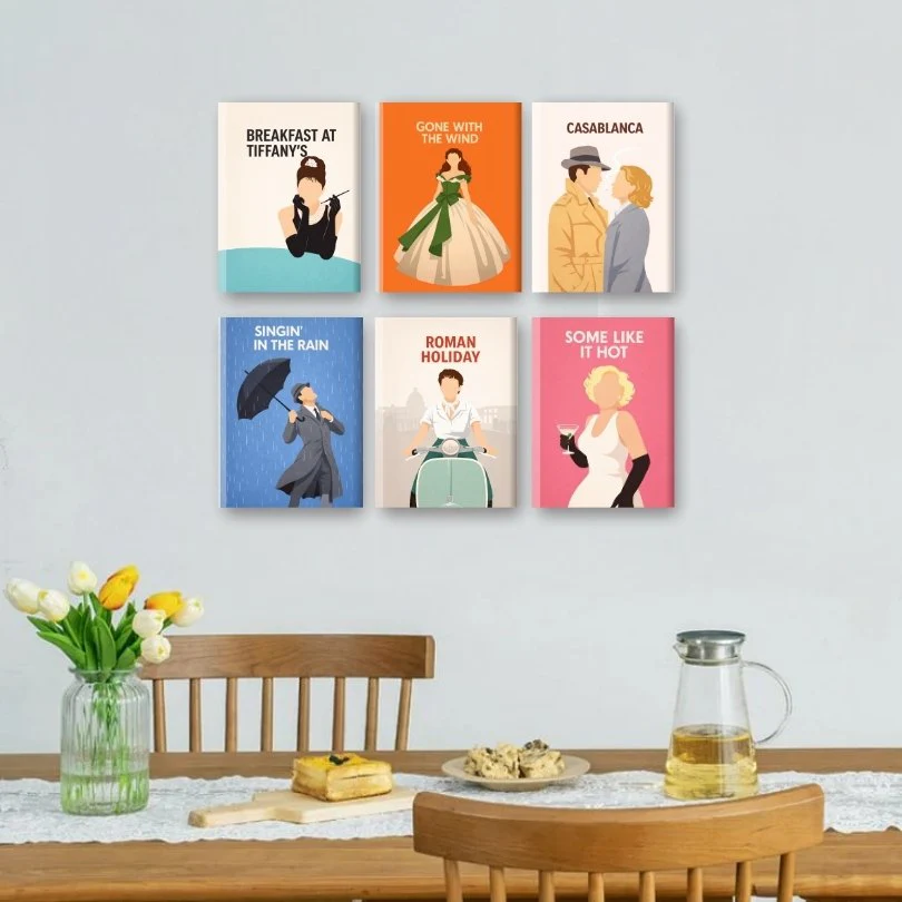 6 Mini Paintings - Iconic Movies Set - Image 2