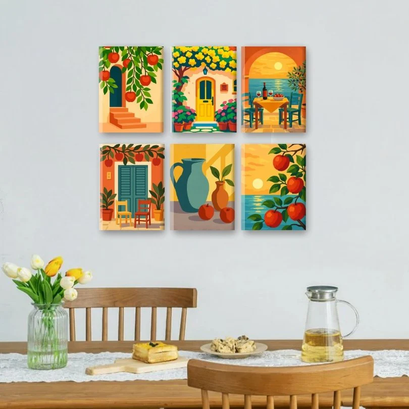 6 Mini Paintings - Italian Moments Set - Image 2