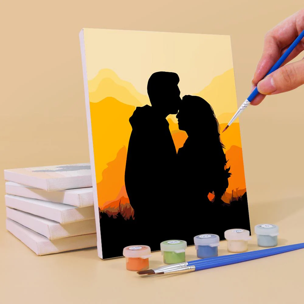 6 Mini Paintings - Love Set - Image 4