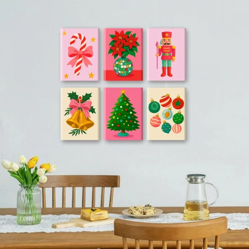 6 Mini Paintings | Magical Holidays Set - Image 2