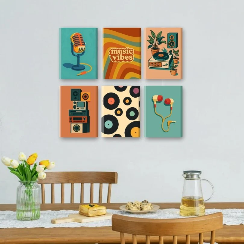 6 Mini Paintings - Music Set - Image 2