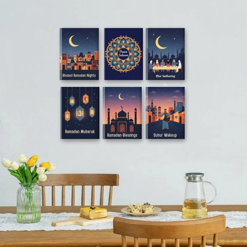 6 Mini Paintings - Ramadan Set - Image 2