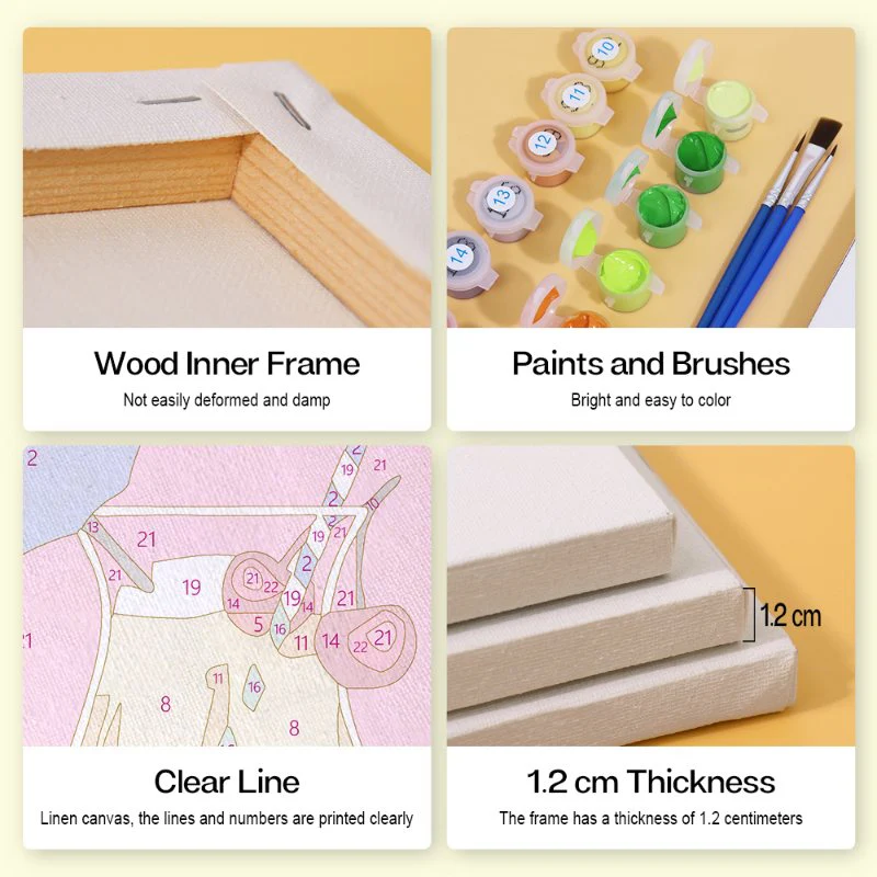 6 Mini Paintings - Sip & Paint Cocktail Set - Image 7