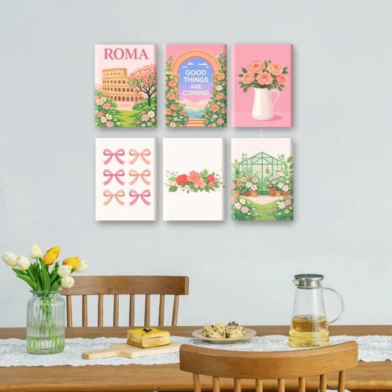 6 Mini Paintings - Spring In Rome Set - Image 2