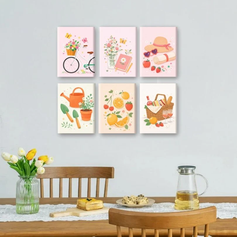 6 Mini Paintings - Spring Vibes Set - Image 2