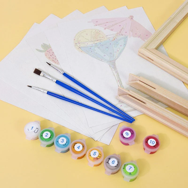 6 Mini Paintings - Summer Cocktail Set - Image 11
