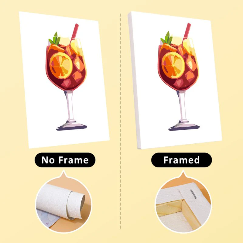 6 Mini Paintings - Summer Cocktail Set - Image 14