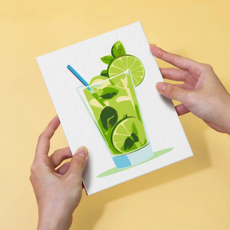 6 Mini Paintings - Summer Cocktail Set - Image 9