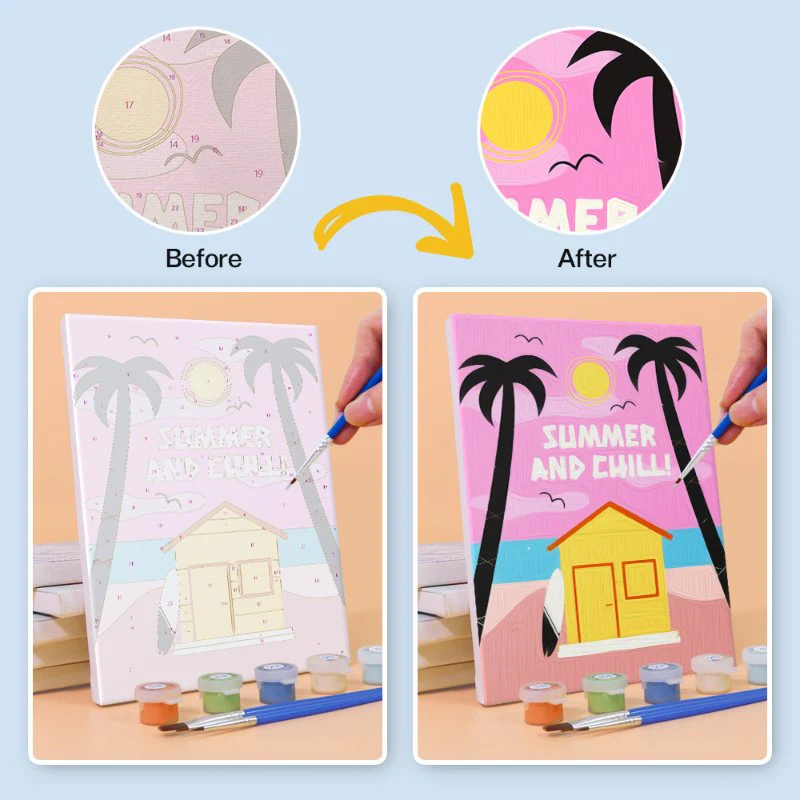 6 Mini Paintings - Summer Set - Image 12