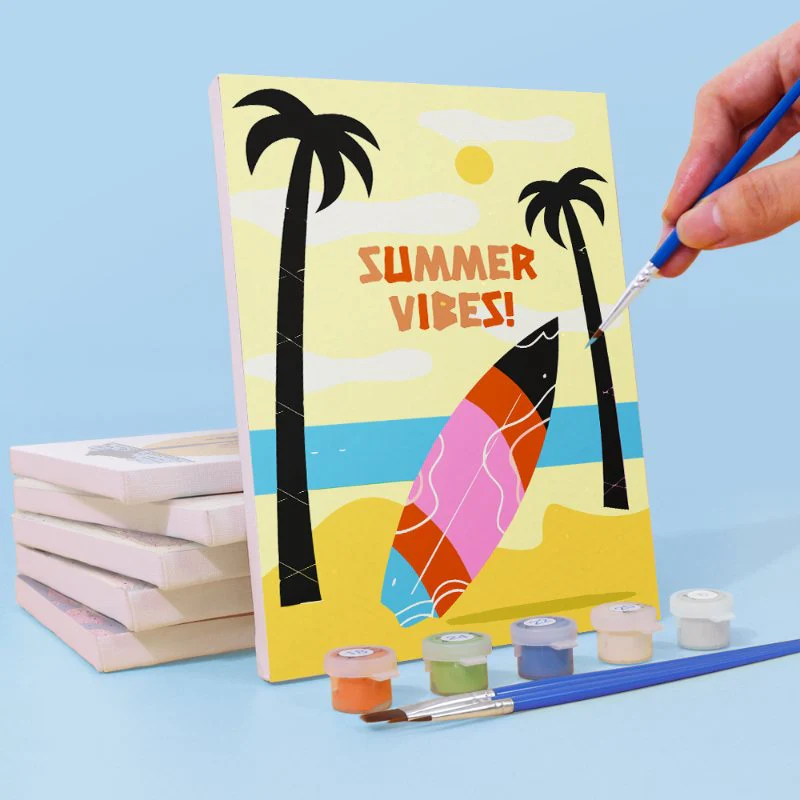 6 Mini Paintings - Summer Set - Image 8
