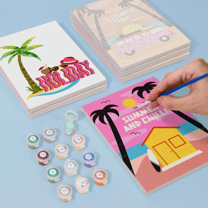 6 Mini Paintings - Summer Set - Image 9