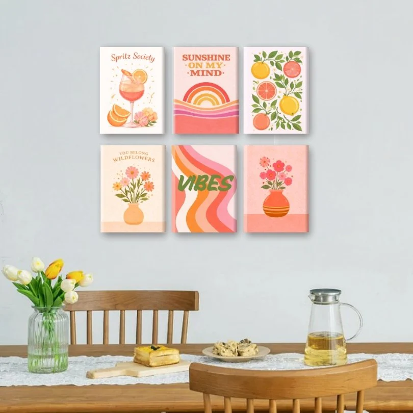 6 Mini Paintings - Summer Vibes Set - Image 2