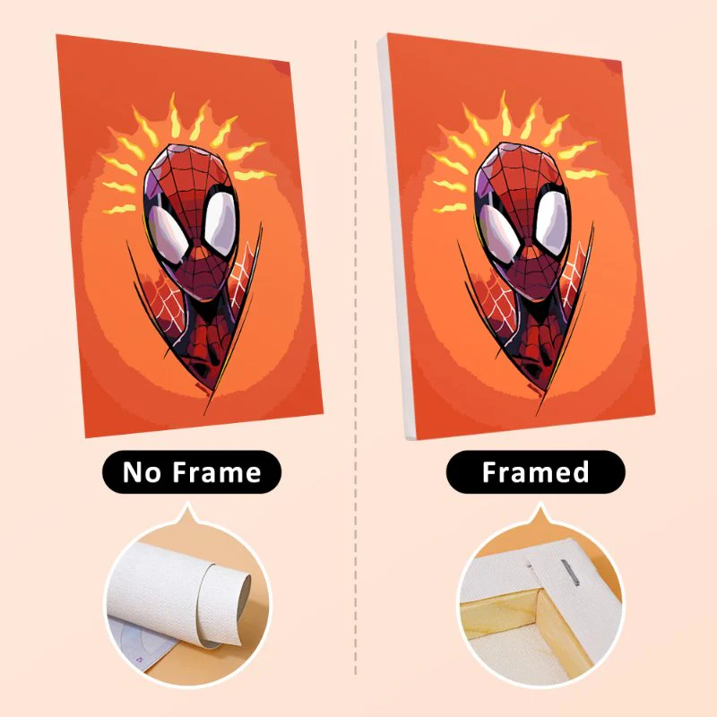 6 Mini Paintings - Superhero Set - Image 14