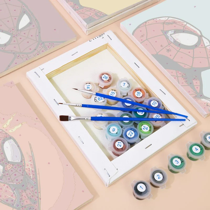 6 Mini Paintings - Superhero Set - Image 5