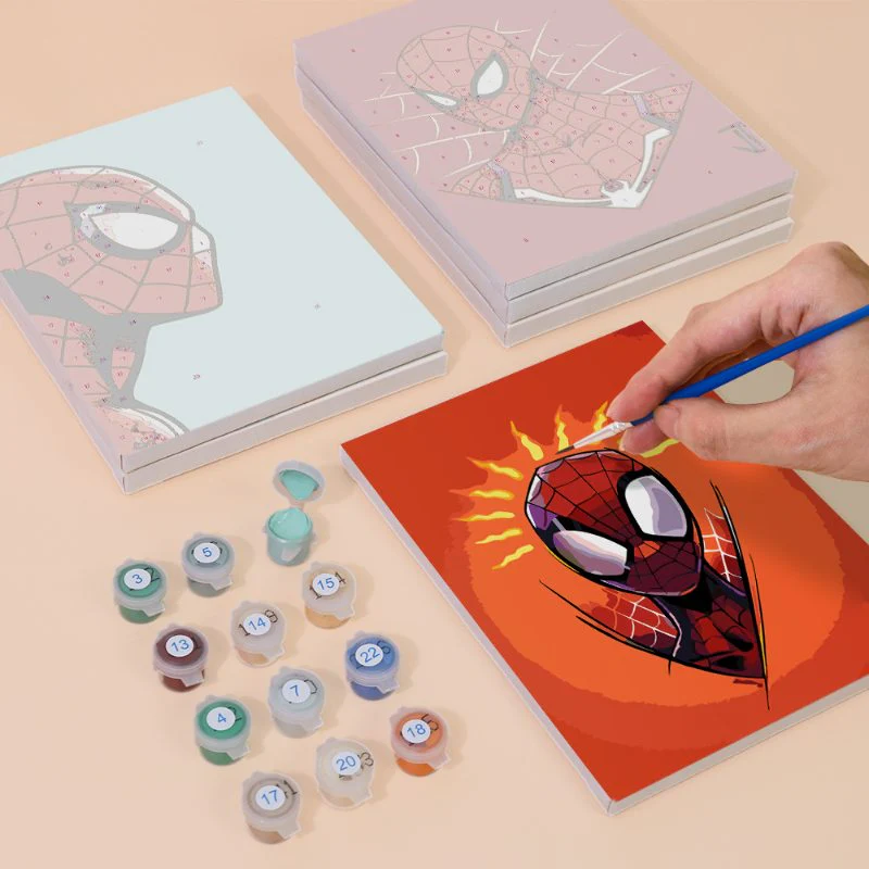 6 Mini Paintings - Superhero Set - Image 8