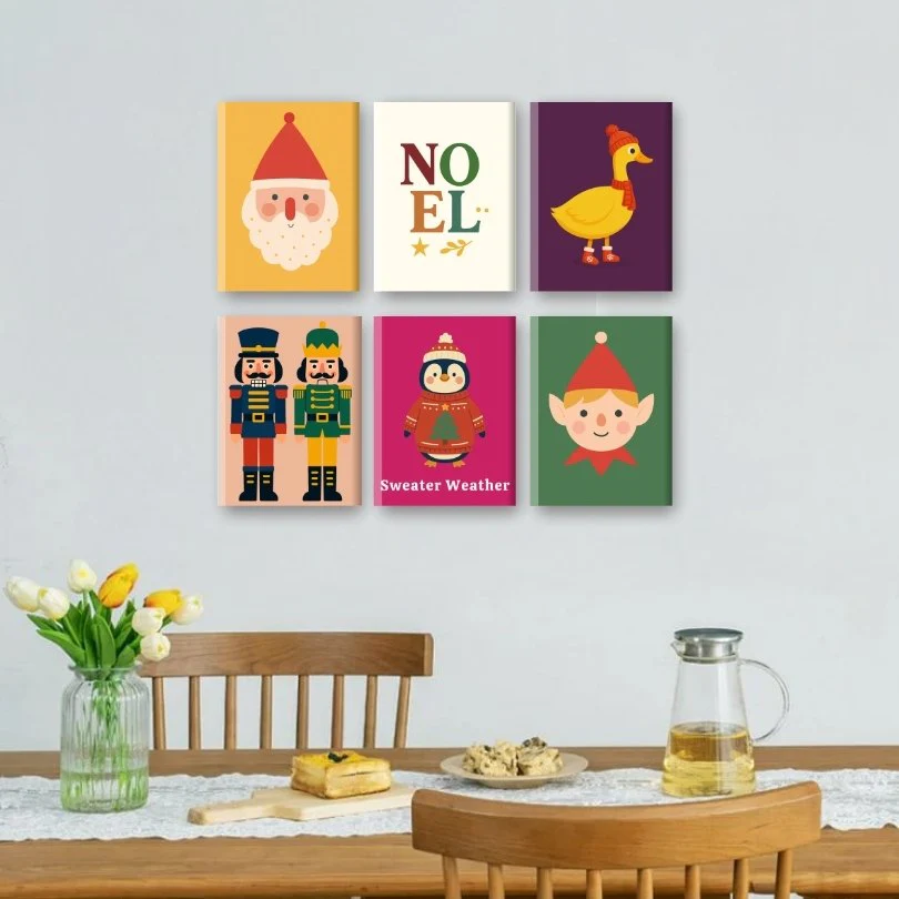 6 Mini Paintings | Sweater Weather Set - Image 2