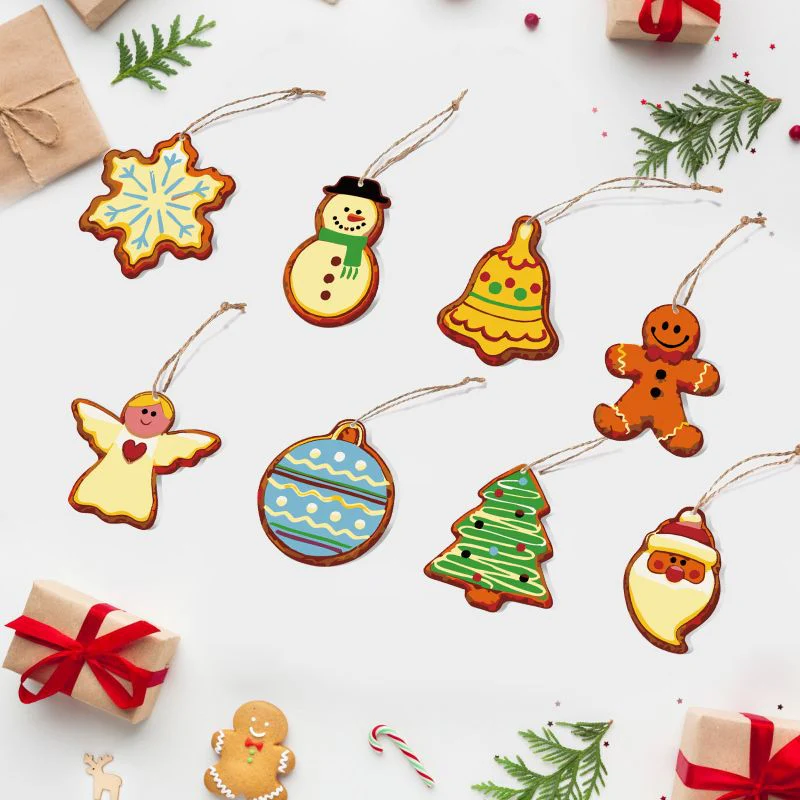 8 Christmas hangers - Christmas Eve set - Image 3