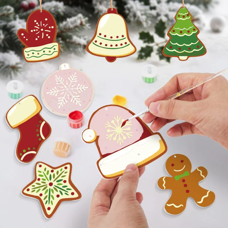8 Christmas hangers - Winter set - Image 7