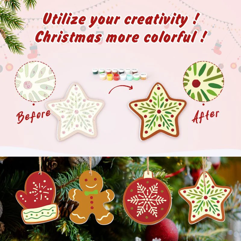 8 Christmas hangers - Winter set - Image 9
