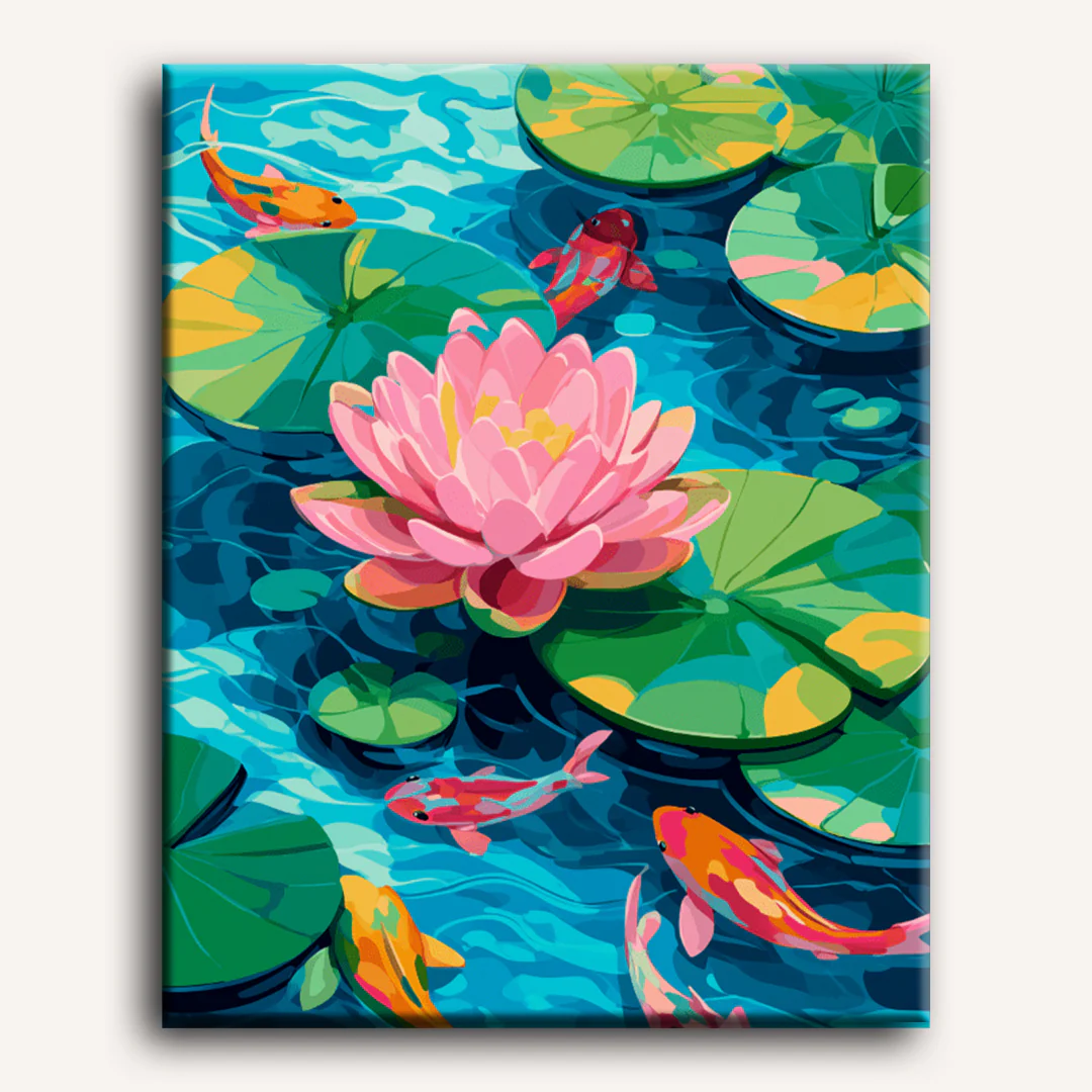 A Lotus bloom | Paint by Number - Image 2