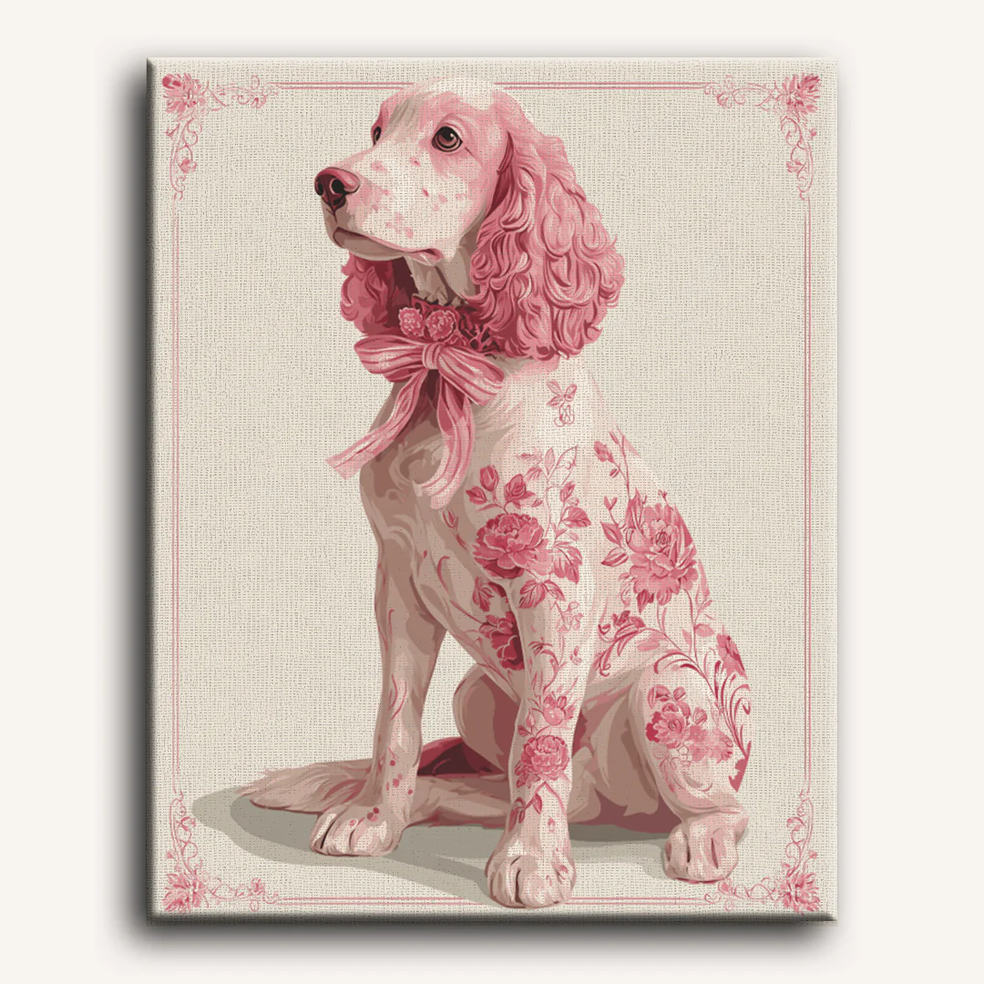 A Noble Spaniel | Paint by Number - Image 2