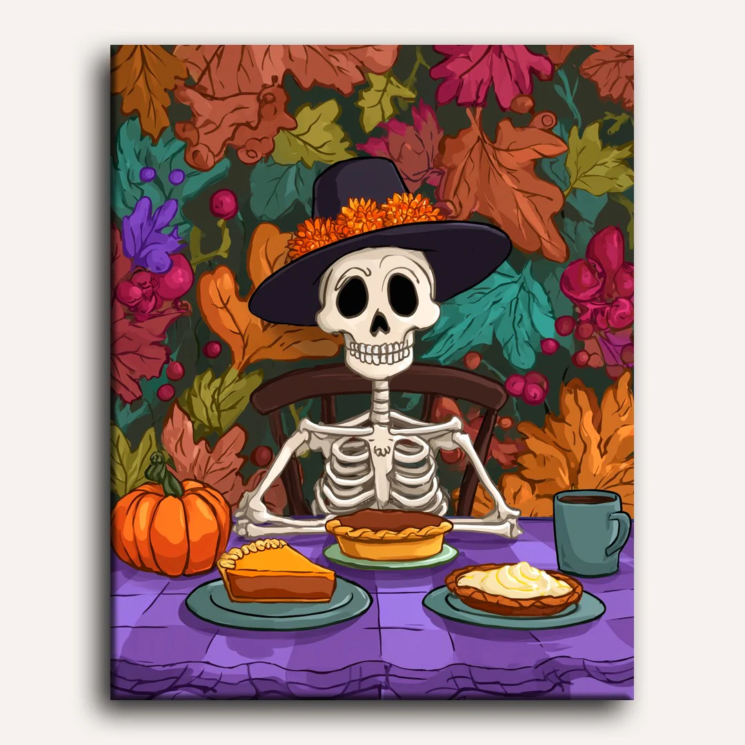 A spooky feast | Paint by Number - Image 2