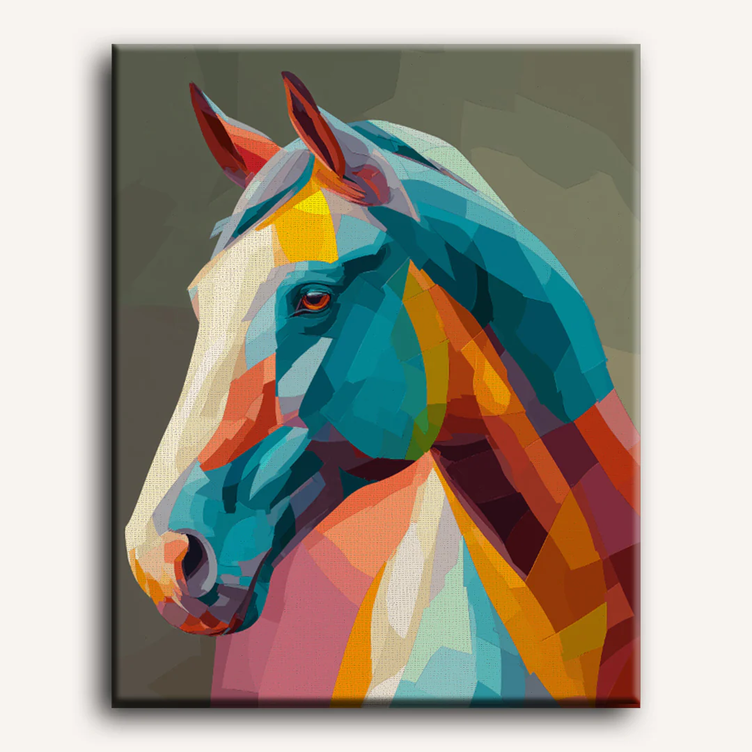 Abstract horse | Paint by Number - Image 2