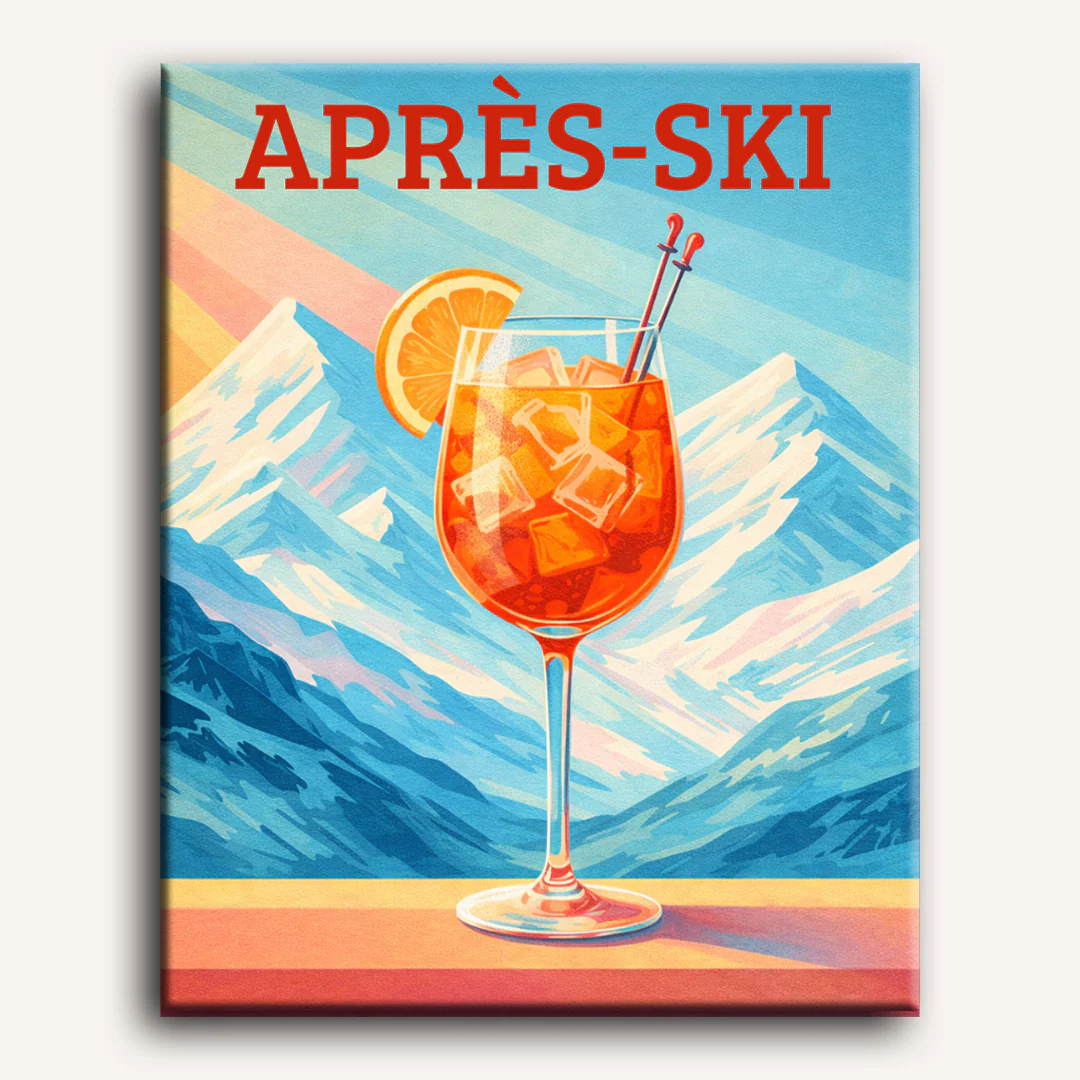 Après-Ski Aperol | Paint by Number - Image 2