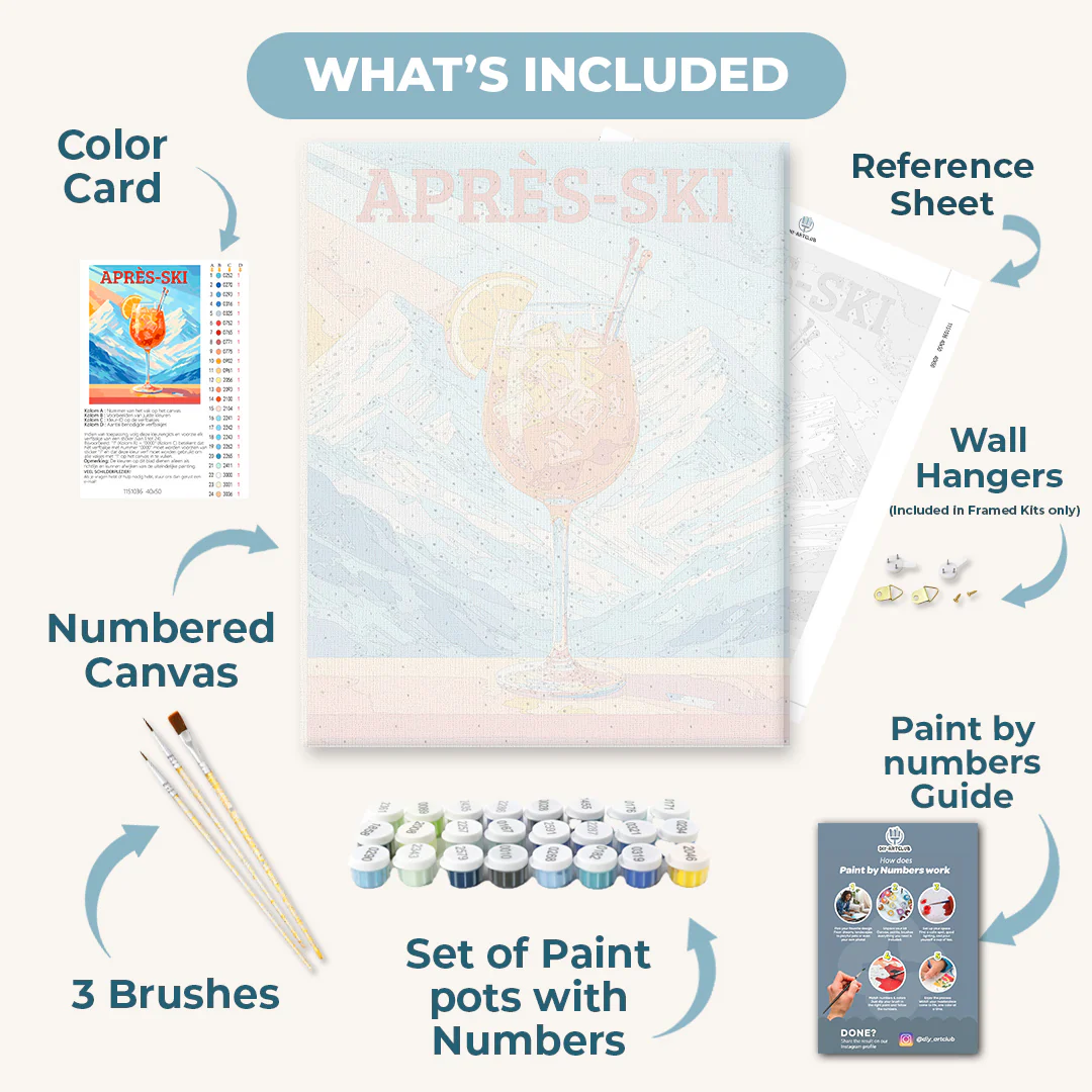 Après-Ski Aperol | Paint by Number - Image 3