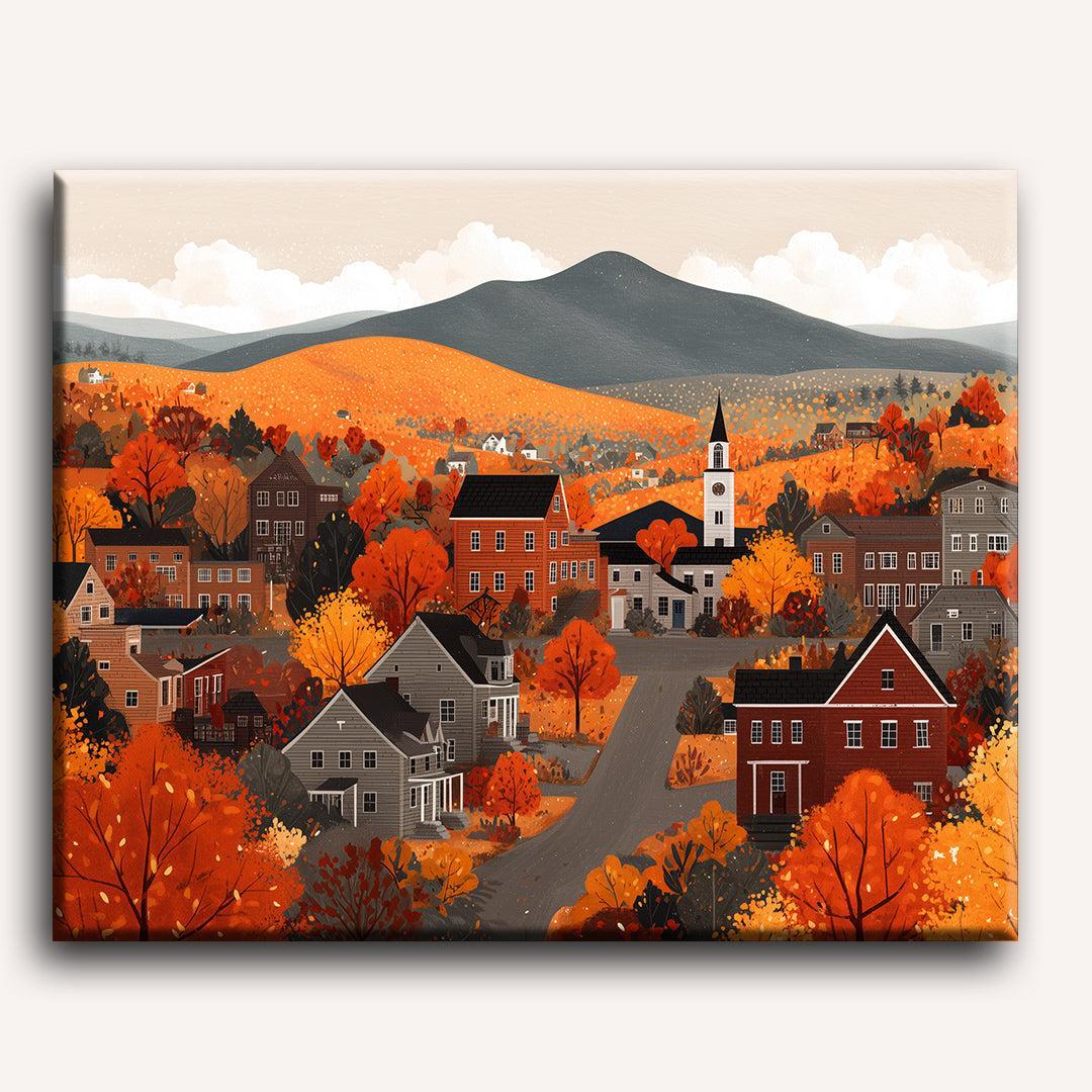 Autumn Hills | Paint by Number - Image 2