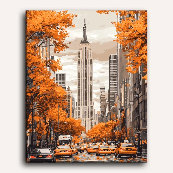 Autumn in New York | Paint by Number - Image 2
