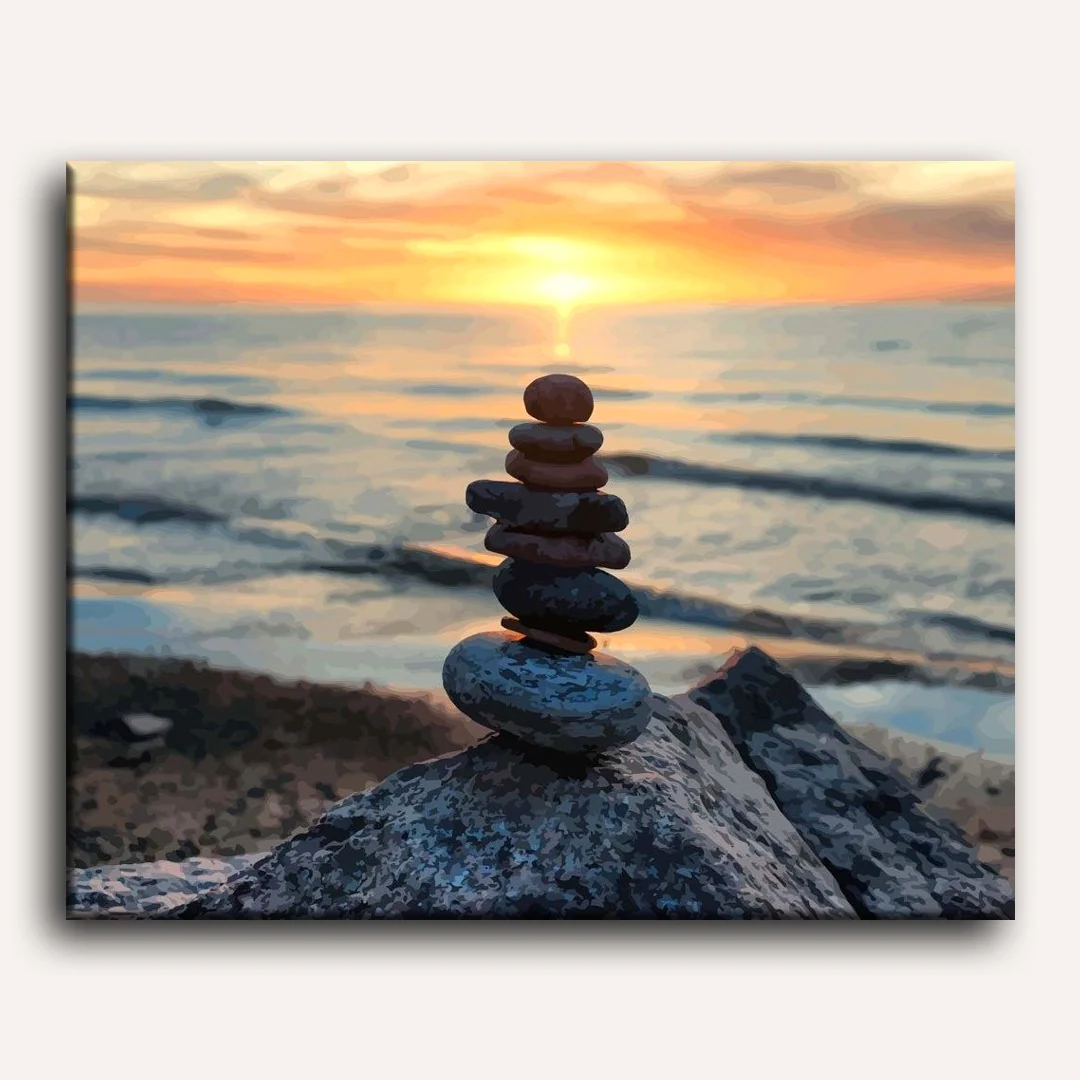 Baltic Sea - Stones | Paint by Numbers - Image 2