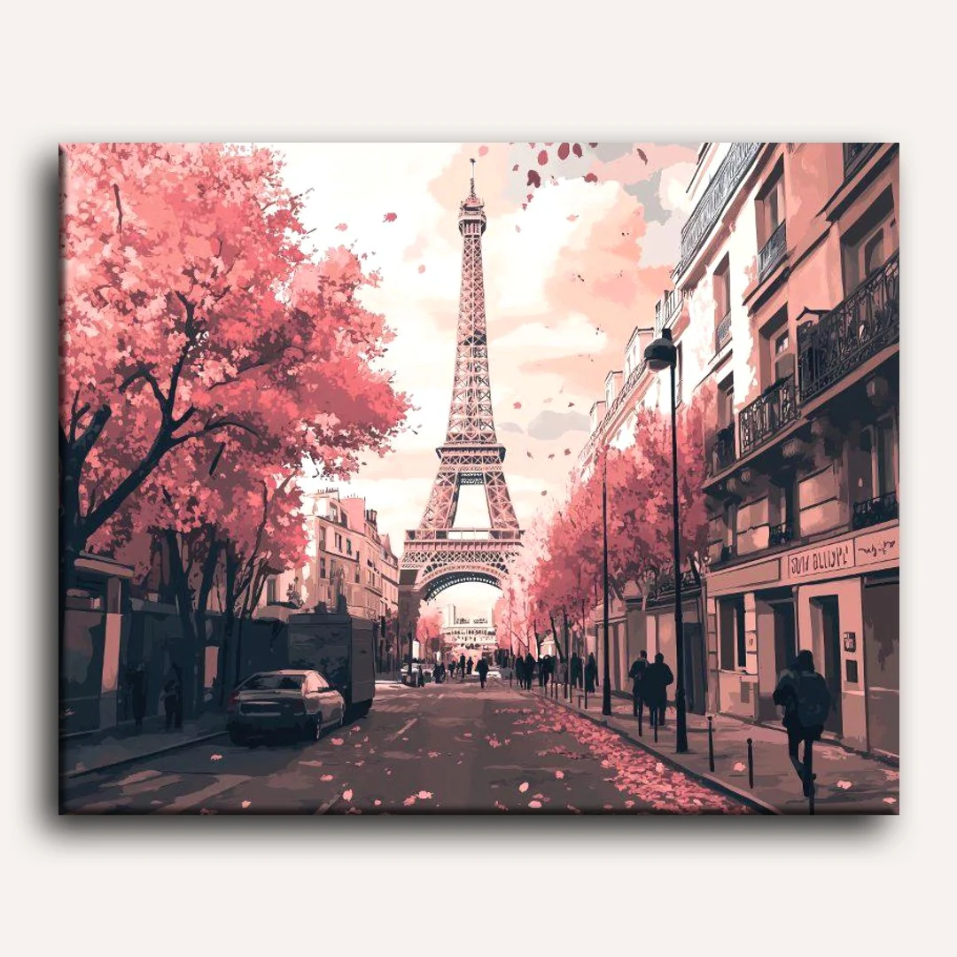 Beautiful Paris | Paint by Numbers - Image 2