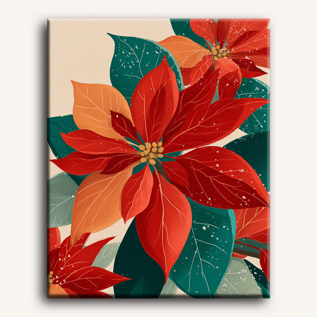 Bloom of December | Paint by Number - Image 2