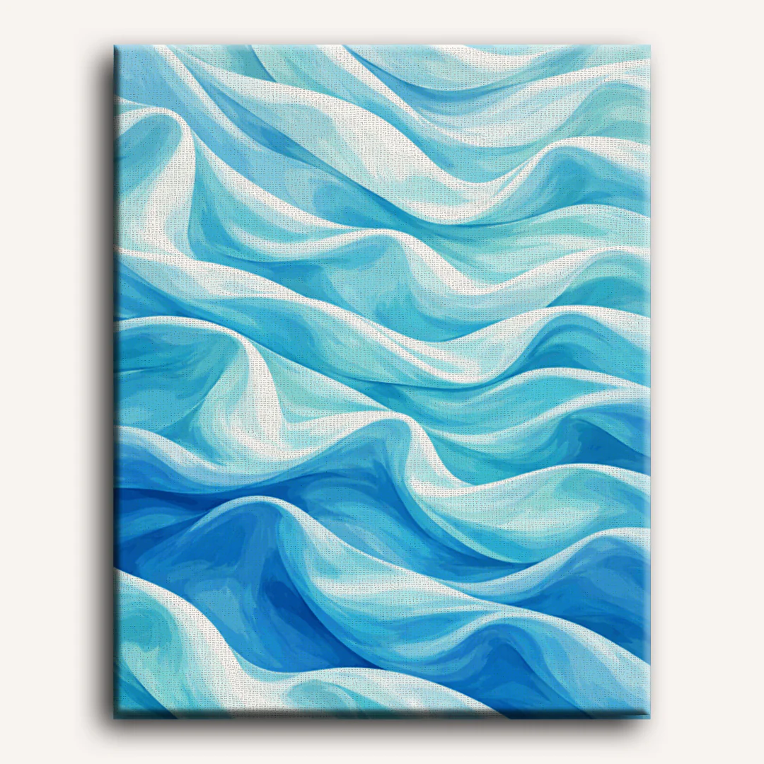 Blue Satin | Paint by Number - Image 2