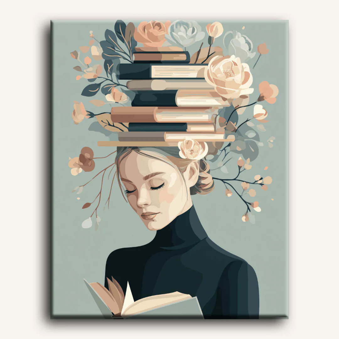 Book garden | Paint by Number - Image 2
