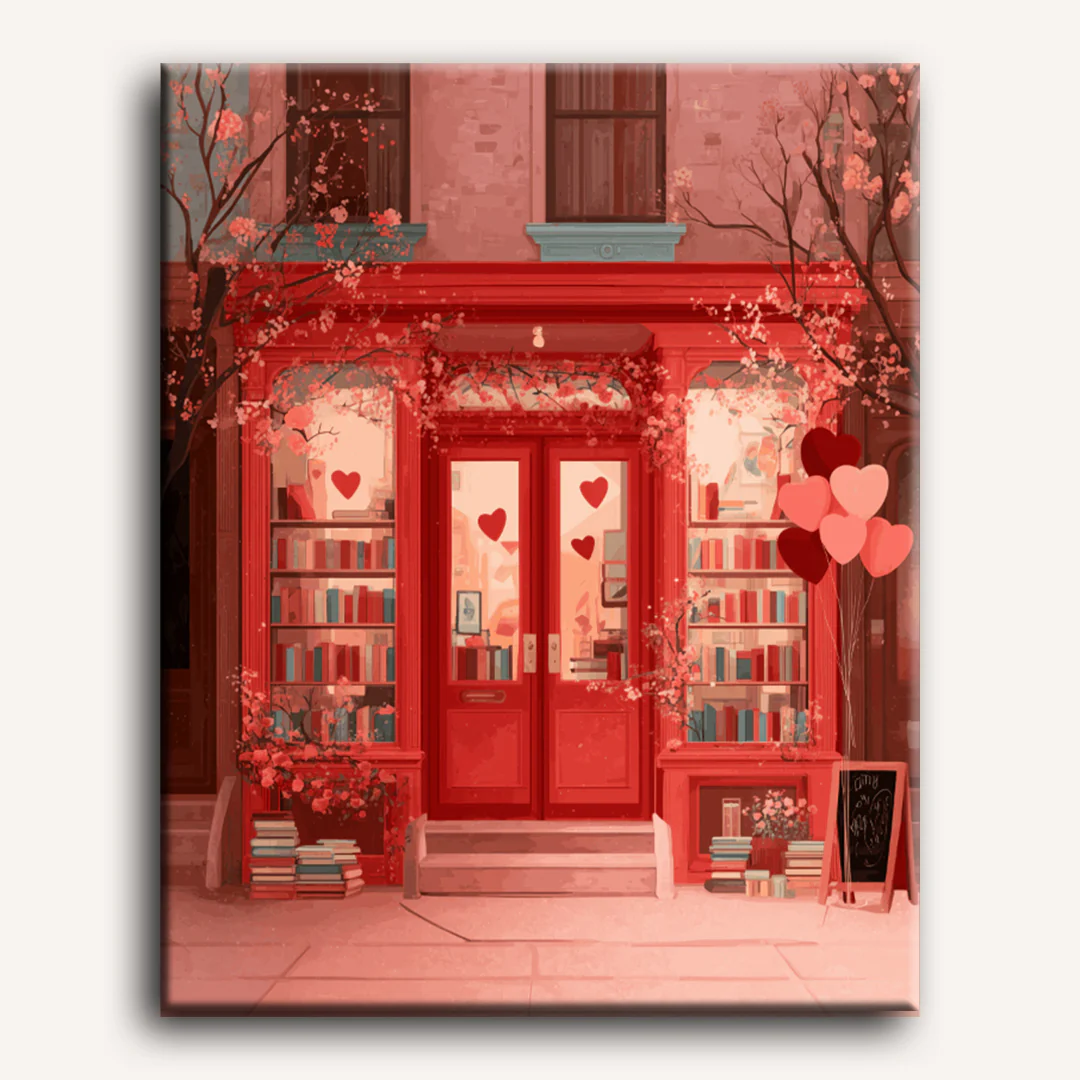 Bookshop of Love | Paint by Number - Image 2