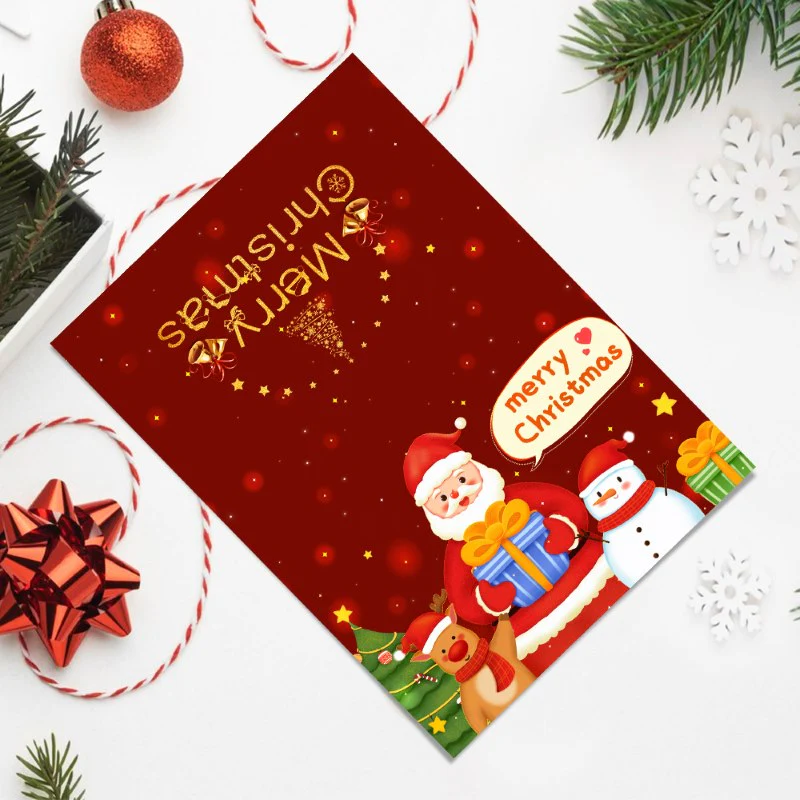 Paint by Numbers Christmas Cards - 6 Pieces - Image 4