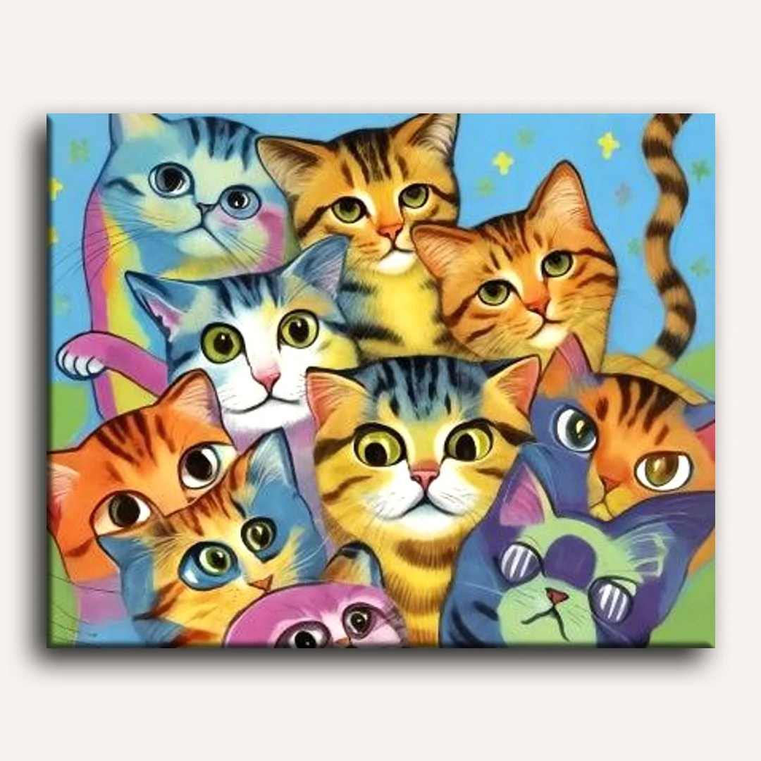 Cats | Paint by Numbers - Image 2