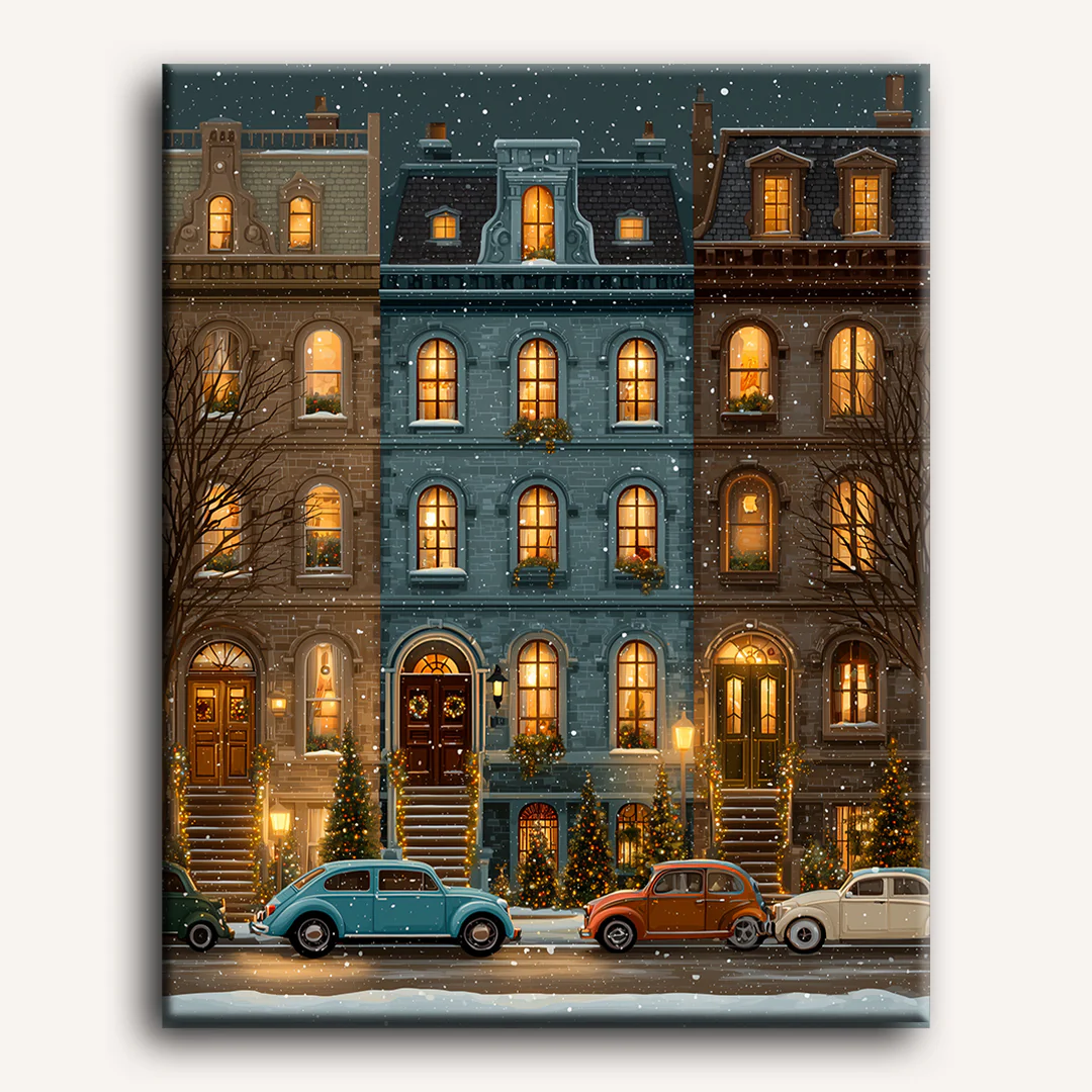 Charming neighborhood | Paint by Number - Image 2