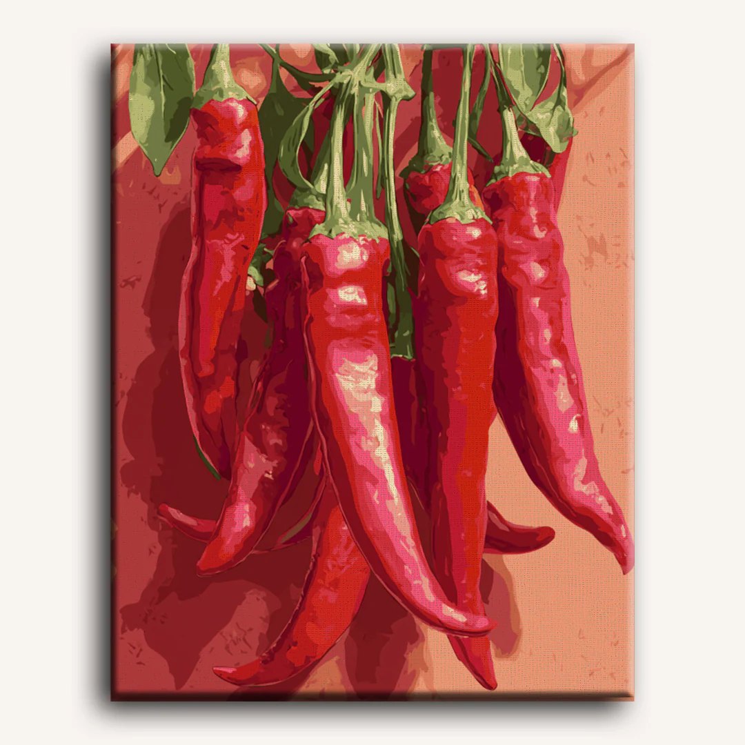 Chilli Pepper | Paint by Number - Image 2