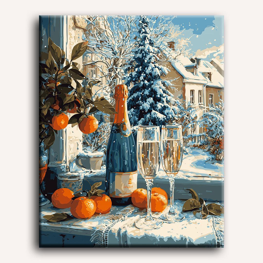 Christmas Champagne | Paint by Number - Image 2