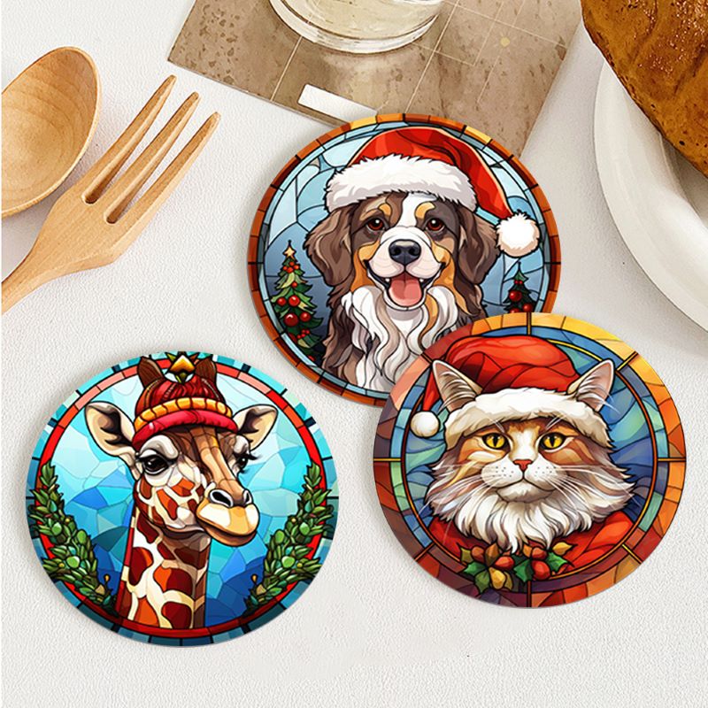 Christmas Coasters | 6 Pieces | Paint by Numbers - Image 10