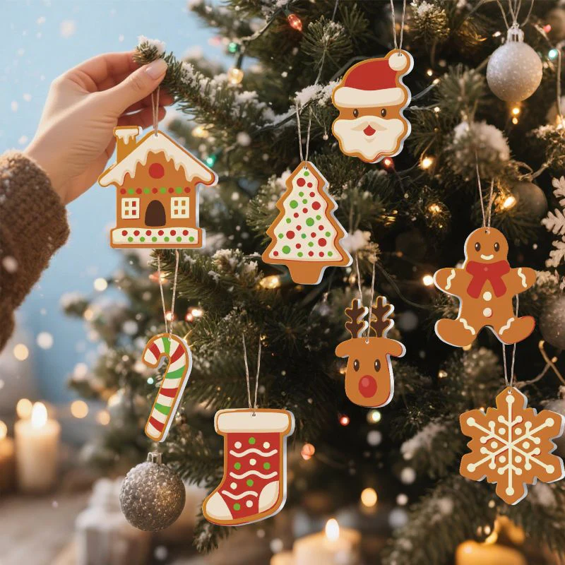 8 Christmas hangers - Christmas cookies set - Image 4