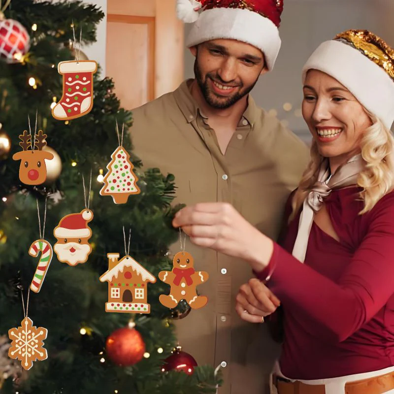8 Christmas hangers - Christmas cookies set - Image 6