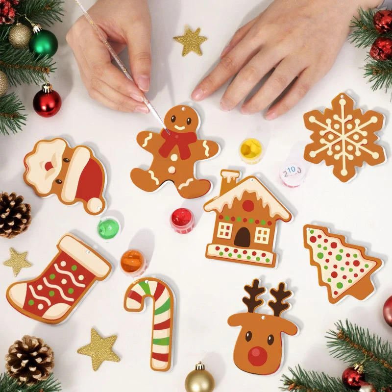 8 Christmas hangers - Christmas cookies set - Image 7