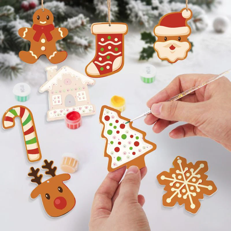 8 Christmas hangers - Christmas cookies set - Image 8