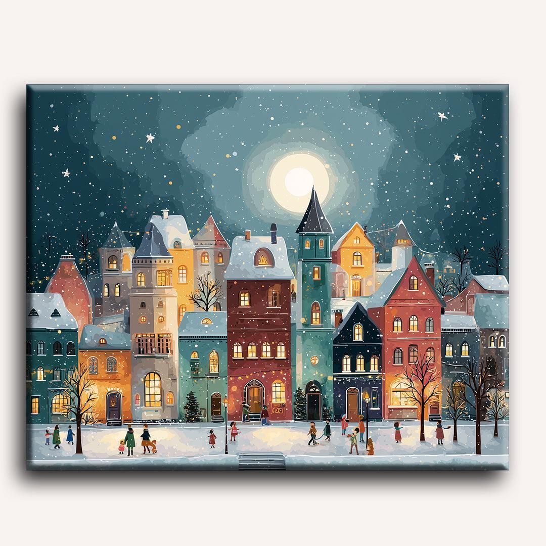 Christmas Town | Paint by Number - Image 2