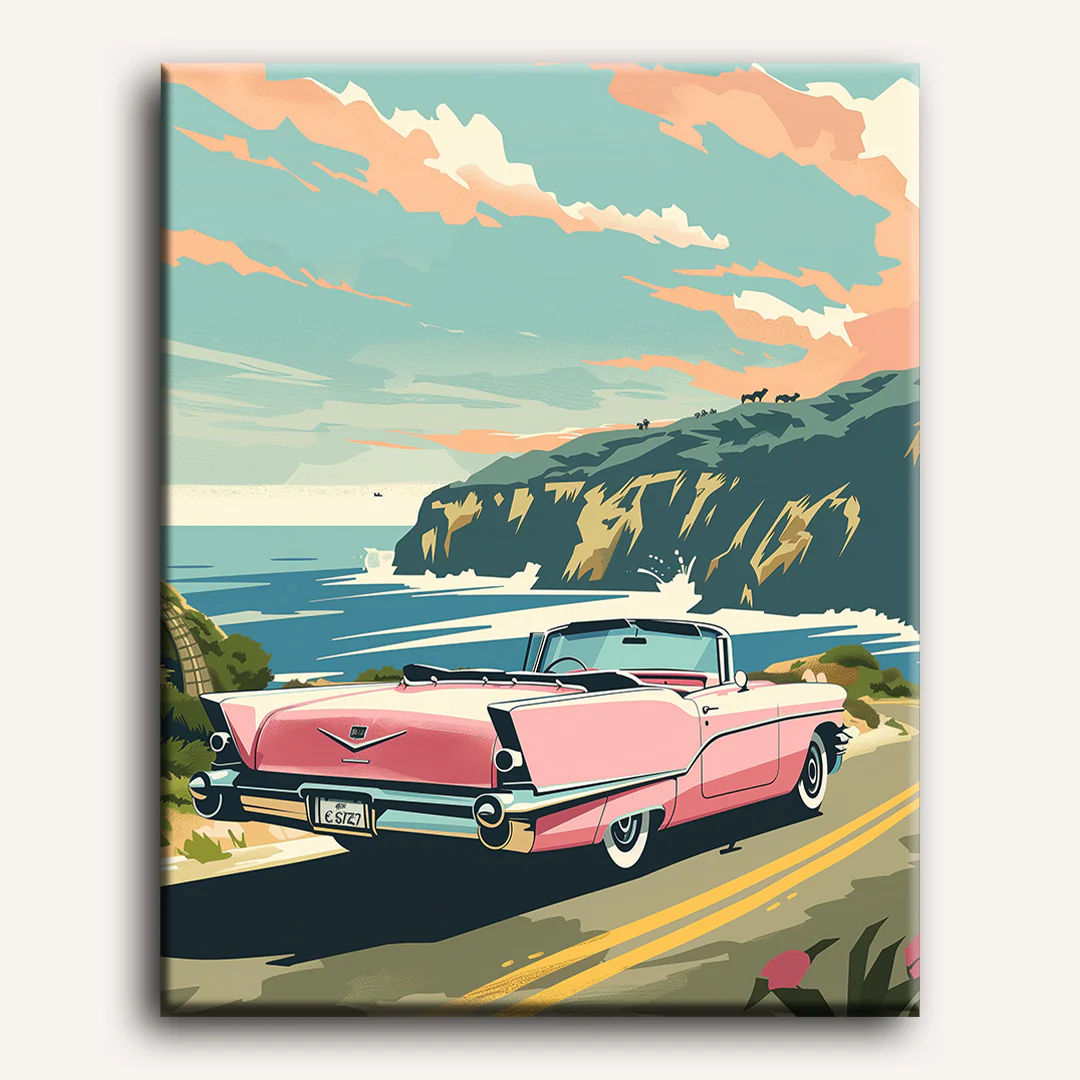 Coastal road trip | Paint by Number - Image 2