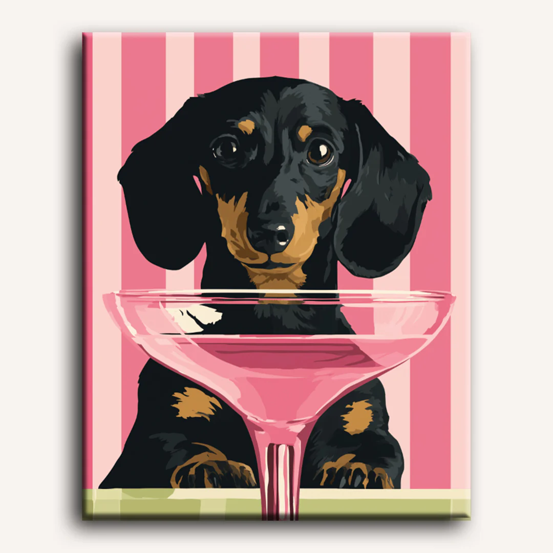 Cocktail dog | Paint by Number - Image 2